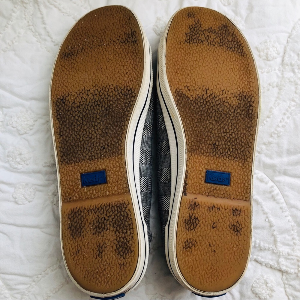 Keds Kickstart Women’s Blue Chambray Stripe 8.5 - Picture 11 of 12